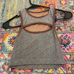 Urban Outfitters open chest ribbed tank